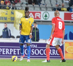 Thievy adelantó a Las Palmas a los 51 segundos / Samuel Sánchez (udlaspalmas.net)