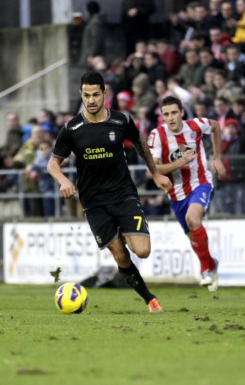 Vitolo fue de los mejores en el Ángel Carro / Web oficial (Xesús Ponte)