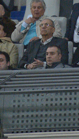 Ramírez, este domingo en el palco del Estadio / UDLASPALMAS.NET