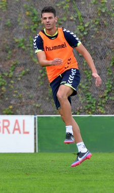 Tyronne, en un entrenamiento de esta semana / laprovincia.es
