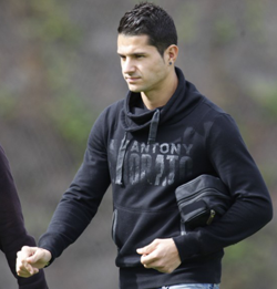 Vitolo, esta mañana en Barranco Seco / Web oficial