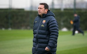 Eusebio Sacristán, entrenandor del filial blaugrana / FC Barcelona