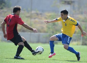 Leandro estrenó titularidad / Samuel Sánchez (udlaspalmas.net)