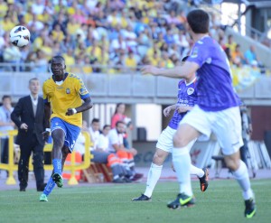 Atouba realizó un buen partido / Samuel Sánchez (udlaspalmas.net)