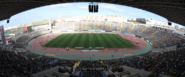 Imagen panorámica del Estadio antes de las obras / Daniel Cáceres (udlaspalmas.net)