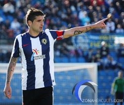 Javier Portillo, en una imagen de esta temporada / ZonaHercules.com