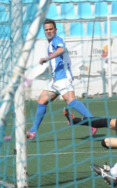 Roque Mesa, en una acción de este fin de semana / Web Atlético Baleares