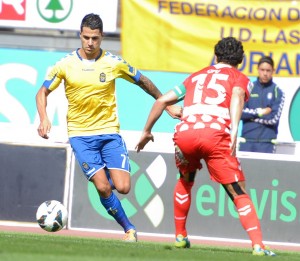 Vitolo no podrá jugar contra el Mirandés / Samuel Sánchez (udlaspalmas.net)