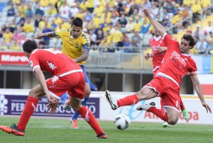 Vitolo ya suma 14 goles en la presente temporada / Samuel Sánchez (udlaspalmas.net)