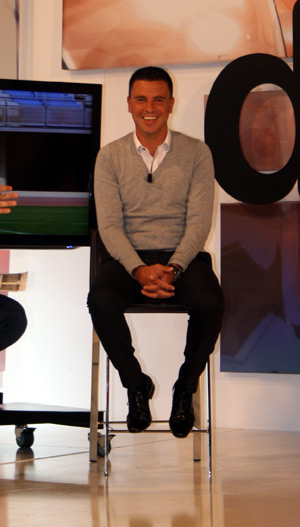 Sergio Lobera, este lunes en Nueve Deportes
