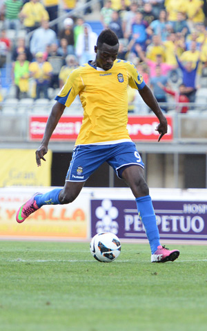 Macky se reencontró con el gol en el Estadio de Gran Canaria / Samuel Sánchez (udlaspalmas.net)