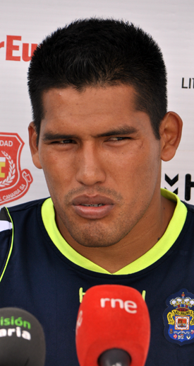 Andy Pando, este miércoles en rueda de prensa / udlaspalmas.net