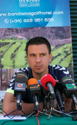 Sergio Lobera, este martes en el Hotel de Bandama / Web oficial