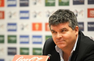 Onésimo Sánchez en rueda de prensa / Sport Murcia