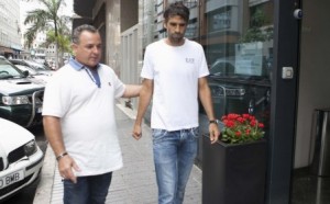 Valerón, esta mañana en el Perpetuo Socorro / Web Oficial