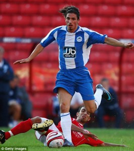 Daniel de Ridder, con el Wigan / Getty Images