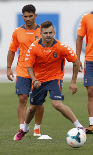 Delev, en su primer entrenamiento / Web oficial