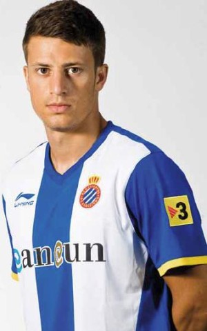 Ernesto Galán, con la casaca del RCD Espanyol