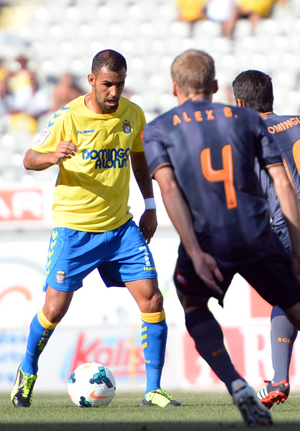 Nauzet se mostró plano como el equipo / Samuel Sánchez (UDLASPALMAS.NET)