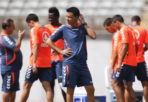 Lobera durante el entrenamiento de esta mañana / Web oficial.