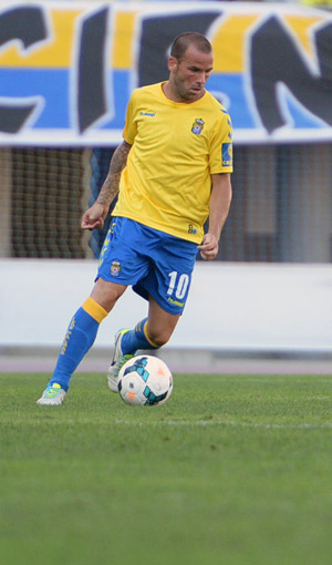 Apoño será la brújula de la Unión Deportiva en Montilivi / Samuel Sánchez (udlaspalmas.net)
