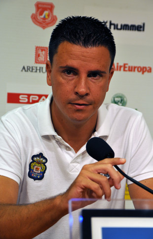 Lobera, este viernes en rueda de prensa / UDLASPALMAS.NET