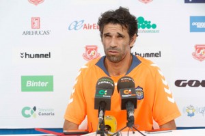 Valerón en rueda de prensa / Web oficial.