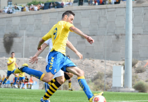 Héctor Figueroa, durante el partido del pasado fin de semana / Samuel Sánchez (udlaspalmas.net)