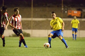 Roque fue el alma del filia. Marcó un tanto en el minuto 11 y fue el faro de los de Afonso en todo momento / Samuel Sánchez