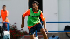 Ángel López durante el entreno / Web oficial.