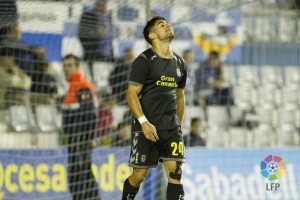Tana se lamenta durante un lance del partido / LFP
