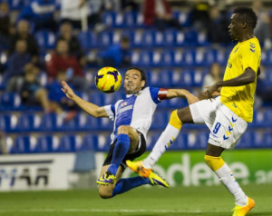 Chrisantus, autor del gol amarillo / Foto: LFP.