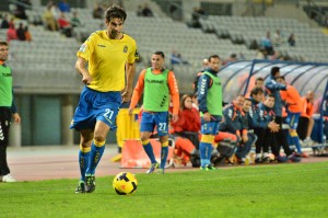 Valerón, con un doblete, el mejor de los amarillos / Samuel Sánchez (udlaspalmas.net)