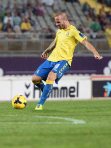 Apoño se queda fuera de la convocatoria por lesión / Samuel Sánchez (udlaspalmas.net)