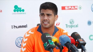 Aythami Artiles, en rueda de prensa / Carlos Díaz Recio (udlaspalmas.es)
