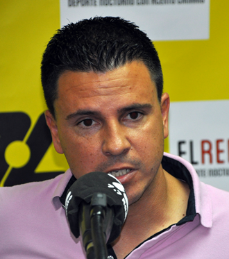 Sergio Lobera, este sábado en EL REBUMBIO
