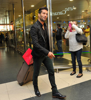 Masoud Shojaei a su llegada a Gran Canaria / Canarias 7