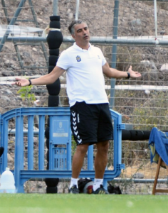 Víctor Afonso, en una imagen de esta temporada / Samuel Sánchez (udlaspalmas.net)