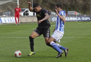 Jesús volvió al once sustituyendo a Leo / Karlos Aginaga (www.gipuzkoasport.com)