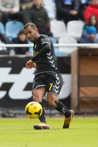 Nauzet Alemán, muy activo, fue de los mejores / Riazor.org