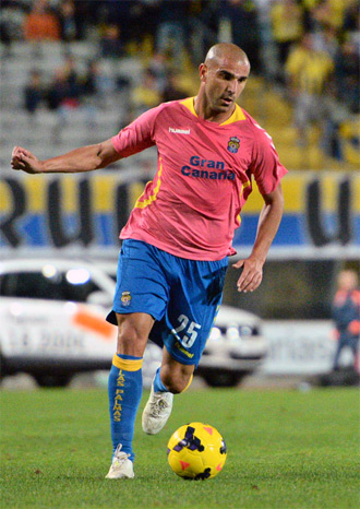 Carlos Aranda, en una acción del pasado sábado / Samuel Sánchez (udlaspalmas.net)