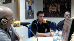 Sergio Lobera en los estudios de UdRadio / Web oficial.