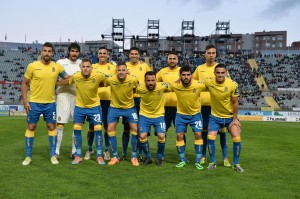 Once ante el Girona / udlaspalmas.net
