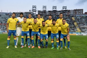 Once ante el Girona / udlaspalmas.net