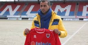 David González, en su presentación con el Numancia / web oficial CD Numancia.