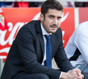 Julio Velázquez elogió a la UD en rueda de prensa / Foto: Real Murcia.