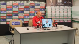 Albert Ferrer en rueda de prensa / Web Oficial Córdoba CF.