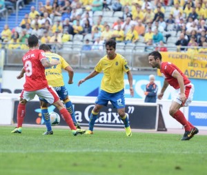 Masoud, en el encuentro ante el Real Murcia de la primera vuelta (0-0) / udlaspalmas.net