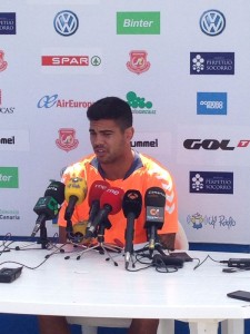 Aythami Artiles, en rueda de prensa / udlaspalmas.net