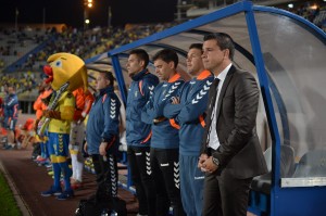 Sergio Lobera no reaccionó ante la falta de efectividad del equipo / udlaspalmas.net